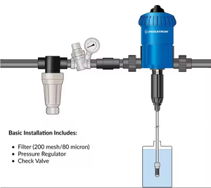 Inyector automático de fertilizante Bomba dosificadora química Dosatron D25RE2 Sistema de riego Bomba dosificadora alimentada por agua 6 meses - Product Image 6