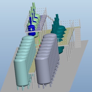 Nhựa sản xuất thiết bị trộn và dây chuyền sản xuất lò phản ứng nhựa <span class=keywords><strong>polyurethane</strong></span> - Product Image 4