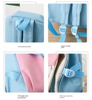 Sac à dos imperméable pour lycée avec boîte à lunch, doublure en nylon, toile, bretelles arquées, capacité 20-39L, fermeture éclair
