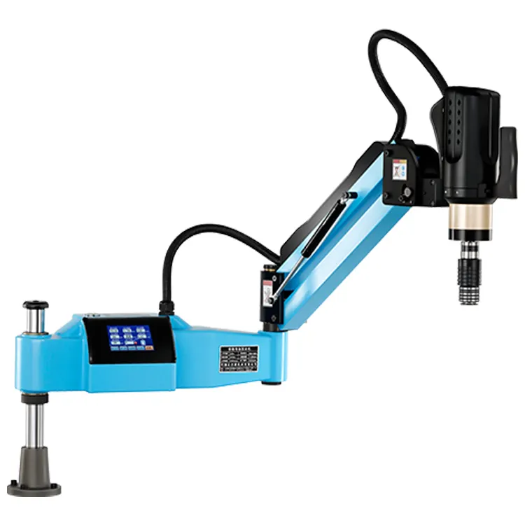 CNC Electric Tapping Machine Servo Motor Tapper Drilling with Chucks Easy Arm Power Tool Threading Machine