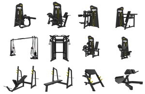 Máquina de Gimnasio Comercial SIMI Serie <span class=keywords><strong>PR</strong></span> de Primera Categoría 2 en 1 para Flexión y Extensión de Piernas con Pesas - Product Image 4