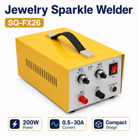 Soldador por Puntos para Joyería, Corriente Ajustable de 0.5-30A, 200W, 110V/220V, para Reparación de Joyería, Gafas y Pequeños Artículos Metálicos