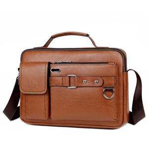 Sacs bandoulière messager personnalisés pour hommes et femmes, grands, imperméables, avec fermeture éclair, motif lettre tendance, pour usage quotidien - Product Image 1