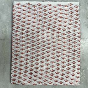 ผ้าฝ้ายเนื้อนุ่มน้ำหนักเบา พิมพ์ลายด้วยมือแบบ Sanganeri ดีไซน์ใหม่สำหรับตัดเย็บเสื้อผ้า ผลิตในอินเดีย - Product Image 4