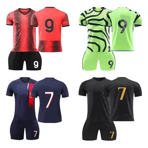23-24新款顶级足球服新款男子俱乐部足球服制服球迷足球服套装回家