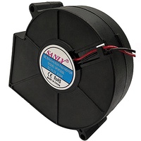 Ventilateur centrifuge sans balais CC SANLY, logo promotionnel OEM/ODM, plastique SF9733, 12V, 4500 tr/min, haute vitesse, refroidissement par évacuation, 97x97x33mm