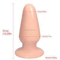 12.2 pouces 7.1 LB Super grande taille grand énorme godemichet Anal Anal jouets sexuels pour hommes femmes