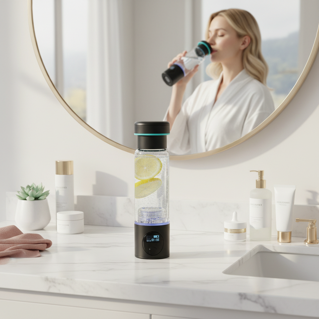 Latest Hydrogen Rich Water Bottle Hydrogen Generator SPE PEM Technology for Anti-ageing and beauty