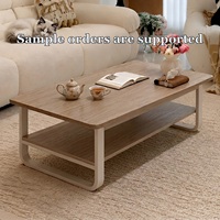 Table basse de rangement, table d'appoint moderne de style mi-siècle, pliable, simple et compacte, mobilier de maison pour petites maisons et locations