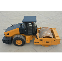 Compacteur de sol 26 tonnes 526F, rouleau vibratoire à tambour unique pour fondations routières