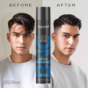 OEM logotipo personalizado etiqueta privada <span class=keywords><strong>Karseell</strong></span> 500ml venta al por mayor profesional de secado rápido de larga duración fuerte fijación del cabello para hombres Spray de fijación - Product Image 4