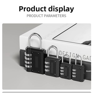 Candado de Seguridad XL-824 de Aleación de Zinc, Impermeable, con Combinación de 4 Dígitos, para Gimnasio, Almacén, Puerta, Armario, de Gran Tamaño - Product Image 3