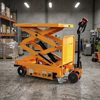 Plateforme élévatrice mobile électrique à ciseaux en acier 800 kg ESS80D, table élévatrice silencieuse pour l'entretien des entrepôts ESS80D