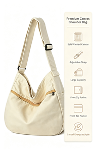 Custom Printed Colored Strap <strong>Canvas</strong> Tote Shoulder Bag with Front Pocket for USA <strong>UK</strong> Australia for Beach Work Shopping Travel ISO - Product Image 2