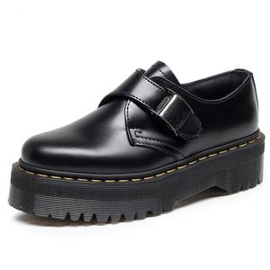 Zapatos de Vestir de Cuero para Hombre, Suela de Plataforma, Totalmente Negros, Calzado Cómodo para el Trabajo - Product Image 3