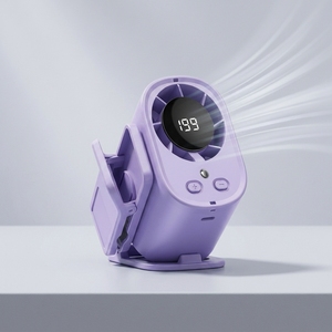 Ventilateur portable de poche noir pour voiture, mini-ventilateur à clipser sur la taille, ventilateur portable à porter - Product Image 6