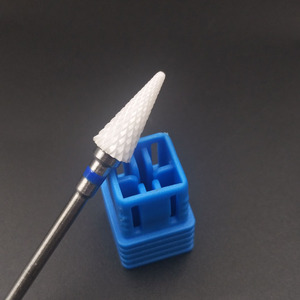 HYTOOS Forets à ongles en céramique coniques 3/32\" Forets en céramique pour manucure <span class=keywords><strong>pédicure</strong></span> <span class=keywords><strong>Accessoires</strong></span> pour perceuse à ongles Outils <span class=keywords><strong>de</strong></span> fraisage - Product Image 4