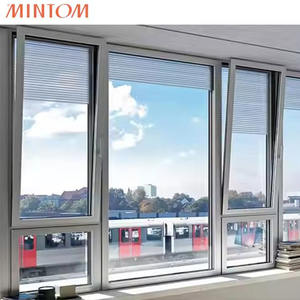 Fenêtres inclinables et tournantes isolées par la chaleur de villa de profil en aluminium standard de l'Australie - Product Image 5