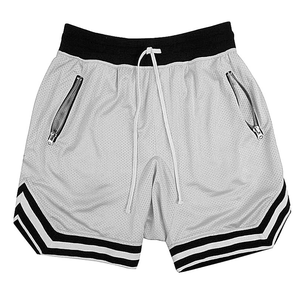 बास्केटबॉल खेल पांच शॉर्ट्स काले, लाल सफेद विरोधी pilling सांस जल्दी सुखाने ढीला फिटनेस बास्केटबॉल पांच शॉर्ट्स - Product Image 5