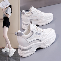 Chaussures de papa pour femmes décontracté semelle intérieure en EVA à semelles épaisses chaussures de course de sport à la mode augmentant la hauteur toutes les saisons