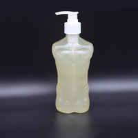 Bouteille en plastique fantaisie PET 330 ml en forme de corps de musclé, personnalisable, vide, transparente, pour vin, thé au lait, café – Vente chaude