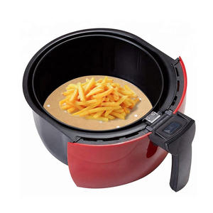 กระดาษรองอบซิลิโคนทนความร้อนสูง LXM149 สำหรับครัวและเตาอบลมร้อน สีน้ำตาล ขายส่ง - Product Image 4