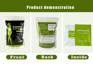 Té de Moringa y Hoja de Loto <span class=keywords><strong>para</strong></span> Desintoxicación y Adelgazamiento en 21 Días, Bolsitas de Té Herbal <span class=keywords><strong>para</strong></span> un <span class=keywords><strong>Vientre</strong></span> Plano, Té <span class=keywords><strong>para</strong></span> <span class=keywords><strong>Bajar</strong></span> de Peso - Product Image 2