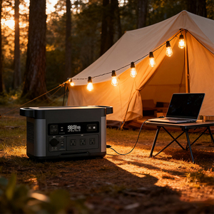 Station de charge solaire 3600W pour usage domestique, batterie lithium portable de secours pour extérieur - Product Image 1
