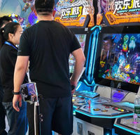 Machine de jeu d'arcade 2 joueurs pour adultes, avec bonus, à monnayeur, jeu de tir, modèle professionnel