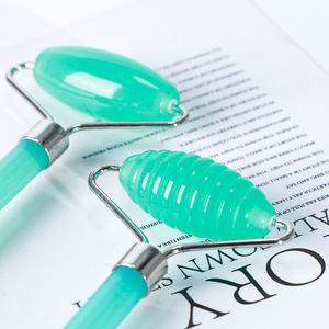 نمط جديد أبيض تدليك الوجه الراتنج اليشم الأسطوانة مزدوجة الوجهين رفع العين اليشم الأسطوانة Gua Sha - Product Image 6