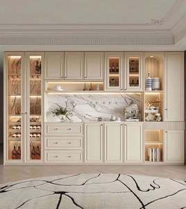 ตู้ครัวไม้สีขาวหรูหราทันสมัย - Product Image 1