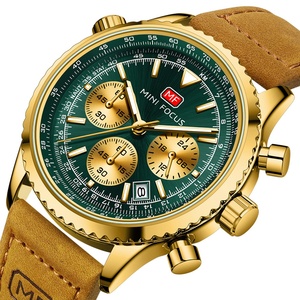 Montres personnalisées avec logo pour hommes, mouvement à quartz japonais, bracelet en cuir, prix des montres - Product Image 2