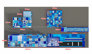 Gioco di alta qualità gioco avventura per bambini parco divertimenti per bambini attrezzature parco giochi al coperto con grandi scivoli - Product Image 4