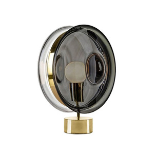 Lámpara de Mesa Infantil de Estilo Nórdico Creativo, Tipo Macaron, para Hotel o Habitación, con Pantalla de Vidrio Sandwich, LED, con Fuente de Alimentación de CA - Product Image 2