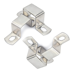 Tùy chỉnh quare Ống kẹp kẹp bột tráng đen ống dây đeo kim loại u kẹp khung để gắn - Product Image 2