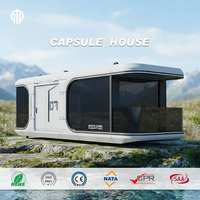 Casa Cápsula Espacial Expandible, Edificio Contenedor Prefabricado, Hogar Portátil, Villa de Resort, Arquitectura con Sistema Inteligente