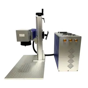 Ziuru máquina de gravar laser, mini máquina de gravar laser para impressão dos eua, logotipo 20w 30w 50w raycus