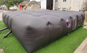 Domo de batalla inflable interactivo al aire libre Laser Tag Arena Laser Maze Armas tienda para juegos de Paintballs - Product Image 4