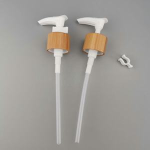 化粧品液体石鹸ポンプコリバー24mm木製竹プラスチック24/410ディスペンサーローションポンプシャンプー手洗いポンプ - Product Image 6