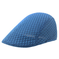 Gorra plana de malla transpirable barata Golf Driver Duckbill Newsboy Cap Ivy Gatsby sombreros de verano para hombres