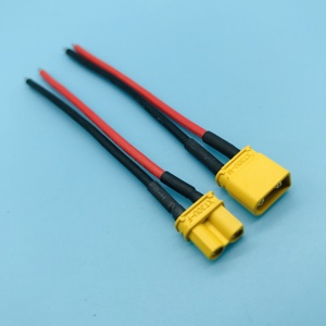 XT90 XT60/XT60U/XT60H公转母色黑色12awg硅胶电线电缆制造 - Product Image 4