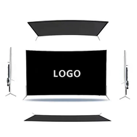 Fabricant professionnel de téléviseurs LED intelligents incurvés de 65 pouces, acceptant les commandes personnalisées, Full HD 1080p, avec WiFi