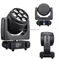 Éclairage de scène Hong He, LED 7*40W Zoom Bee Eye Full Color RGBW 4 en 1 Wash Moving Head Light HH-LM740A DMX512 CRI95