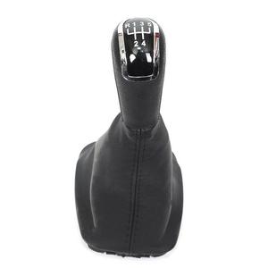 Pomo de palanca de cambios de cuero para coche, pomo de cambio de 5 velocidades para Skoda Fabia, diseño ergonómico - Product Image 3