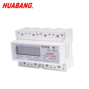 HUABANG DTSD866 مقياس متعدد الوظائف ثلاث مراحل قياس ذكي تركيب قضبان دين مقياس متعدد الوظائف للطاقة