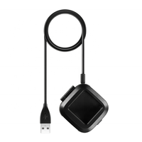 Chargeur de montre connectée pour Fitbit Versa 2, Fitbit Versa / Fitbit Versa Lite, boîte de charge rapide USB avec câble