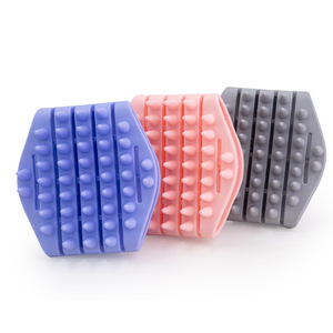 Brosse à shampooing en silicone pour massage du cuir chevelu, nettoyage des cheveux, élimination des pellicules, brosse de lavage, masseur de bain pour adultes et enfants - Product Image 5