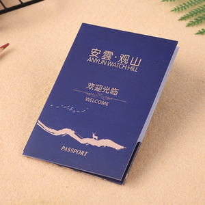 Tùy chỉnh túi đôi Kraft tông Giấy Chủ với <span class=keywords><strong>logo</strong></span> in thẻ kinh doanh nghệ thuật ưa thích thư mục giấy cho phòng khách sạn sử dụng - Product Image 2