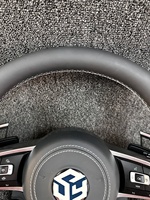 Volant en cuir semi-perforé personnalisé pour VW Volkswagen Golf R 5 6 7 8 Mk6 Mk7 MK8 8R R Gti Jetta Tiguan Passat CC B7 B8