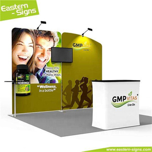 Stand d'<span class=keywords><strong>exposition</strong></span> en tube d'aluminium personnalisé 3x3m, installation rapide, stand de salon professionnel portable standard 10x10 pieds pour une utilisation en intérieur - Product Image 5